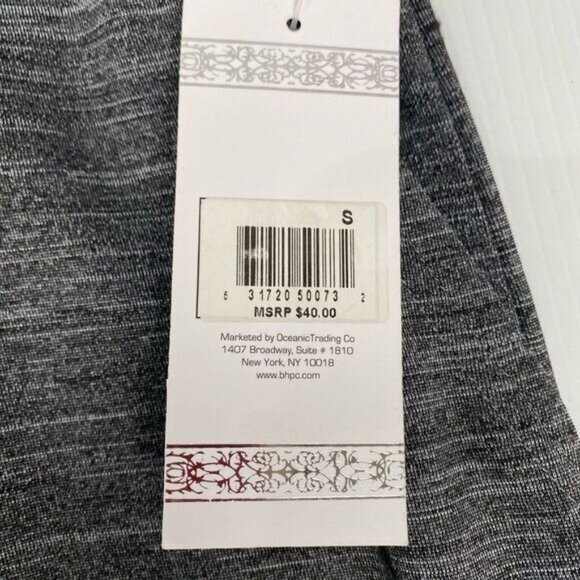 Beverly Hills Polo Club Women Small Gray Color Jogger Capri Pants Pockets Drawst - Picture 9 of 13